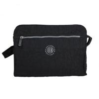 Enrico Benetti Crinkle Nylon Toilettas Zwart