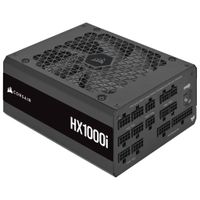 Corsair HX1000i power supply unit 1000 W 24-pin ATX ATX Zwart - thumbnail