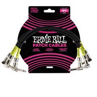 Ernie Ball P06075 audio kabel 0,3 m 6.35mm Zwart, Geel - thumbnail