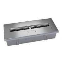 Mid Burner Steel - 62,4 cm\n- Icon Fires \n- Kleur: Roestvast staal  \n- Afmeting: 62,4 cm x 13,6 cm x 25,4 cm