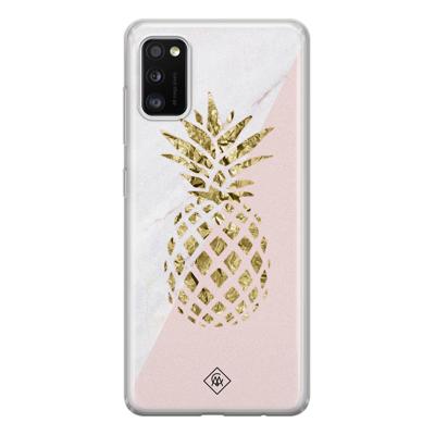 Samsung Galaxy A41 siliconen hoesje - Ananas