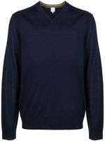 Paul Smith pull en maille à col v - Bleu