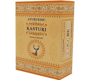 Ayurvedische Masala Wierook Kasturi Premium (12 doosjes)