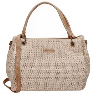 Enrico Benetti Rieten Handtas/Schoudertas Ibiza Beige