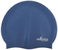 Swimtech Badmuts siliconen one-size donkerblauw - thumbnail