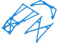 Losi - Rear Cage and Hoop Bars Blue: LMT (LOS241049)