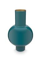 Pip Studio Metalen vaas donkergroen 40 cm