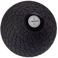 Avento fitnessbal Slam 4kg 23 cm rubber/zand zwart