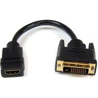 StarTech.com 20cm HDMI naar DVI-D Video Verloopkabel HDMI female naar DVI male