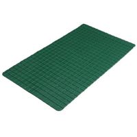 Badkamer/douche anti slip mat - rubber - voor op de vloer - donkergroen - 39 x 69 cm - thumbnail