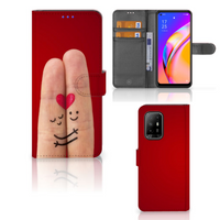 OPPO Reno5 Z | A94 5G Wallet Case met Pasjes Liefde - Origineel Romantisch Cadeau - thumbnail