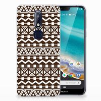 Nokia 7.1 TPU bumper Aztec Brown - thumbnail