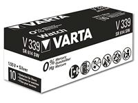VARTA batterijen Electronics V339 knoopcel horlogebatterij verpakt per stuk knoopcellen in originele blisterverpakking van 1 exemplaar