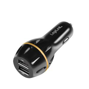 LogiLink PA0201 USB-oplader 19.5 W Auto Uitgangsstroom (max.) 3000 mA Aantal uitgangen: 2 x USB-A Qualcomm Quick Charge 3.0