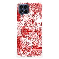 Extreme Case Samsung Galaxy M53 Angel Skull Rood