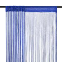 VidaXL Draadgordijnen 100x250 cm blauw 2 st