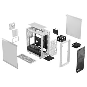 Fractal Design Meshify 2 Compact Lite PC-behuizing Wit