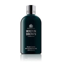 Molton Brown Russian Leather Bath & Shower Gel 300 ml Douchegel Mannen Lichaam - thumbnail