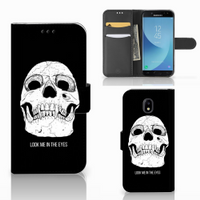 Telefoonhoesje met Naam Samsung Galaxy J5 2017 Skull Eyes - thumbnail