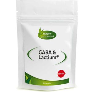 GABA & Lactium® | Met citroenmelisse, L-theanine, folaat, biotine en zwarte peperextract (BioPerine®) | 30 vegetarische capsules | Vitaminesperpost.nl