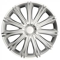 AutoStyle wieldoppen Nero 18 inch ABS zilver set van 4 S