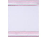 Clarysse Theedoek Timeless Rood (Wit/Rode streep)