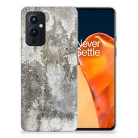 OnePlus 9 TPU Siliconen Hoesje Beton Print - thumbnail