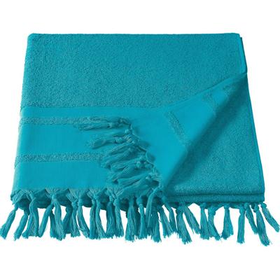 De Witte Lietaer Strandlaken Fjara 100 X 180 Cm Katoen Turquoise