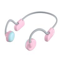 myFirst Headphones BC Wireless Lite Hoofdtelefoon, voor jongens en meisjes, kinderen, met botgeleidingstechnologie, geschikt voor online onderwijs, muziekspeler, luisterboeken (suikerkust)