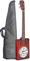 J.N. Guitars Cask Puncheon Akoestische Sigarenkist-Gitaar incl. Gigbag
