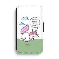 Unicorn: iPhone XS Max Flip Hoesje