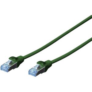 Digitus DK-1532-030/G RJ45 Netwerkkabel, patchkabel CAT 5e SF/UTP 3.00 m Groen Verdraaide paren 1 stuk(s)