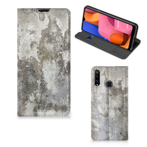 Samsung Galaxy A20s Standcase Beton Print