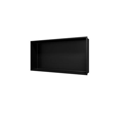 Wandnis Aloni Inbouw | 30x60x10 cm | 1 vak | Zwart mat