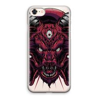 Hell Hound and Serpents: iPhone 8 Transparant Hoesje