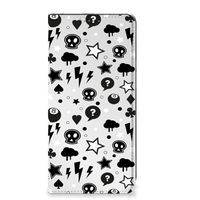 Mobiel BookCase Google Pixel 7 Pro Silver Punk - thumbnail