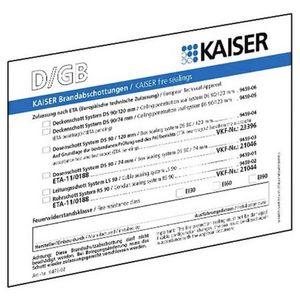 Kaiser Elektro 9473-91 Identificatieplaatje voor tussenschot 10 stuk(s)