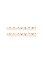 Jennifer Behr lot de deux barrettes Gracie - Blanc