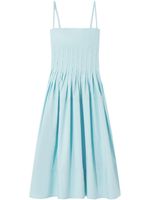 Proenza Schouler robe à modèles bustier en coton mélangé - Bleu