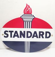 Standard Oil Emaille Bord