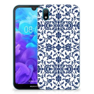 Huawei Y5 (2019) TPU Case Flower Blue