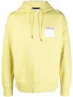 Calvin Klein hoodie Elementa Photo à lien de resserrage - Jaune