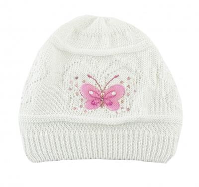 Aliap babymuts Vlinder meisjes katoen