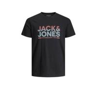 JACK & JONES CORE T-shirt Nolan met logo zwart