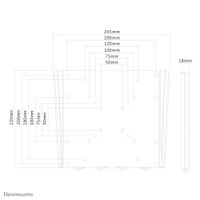 Neomounts FPMA-W110 TV-beugel 25,4 cm (10) - 101,6 cm (40) Vast - thumbnail