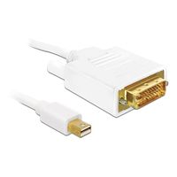 DeLOCK Mini-DisplayPort naar DVI-D Kabel adapter 2 meter, Passief, Dual-Link, Gold-plated, 82918 - thumbnail