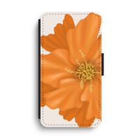 Orange Ellila flower: iPhone XS Max Flip Hoesje - thumbnail