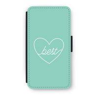 Best heart pastel: iPhone XS Flip Hoesje