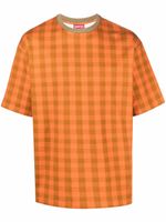 Camper t-shirt à carreaux - Orange