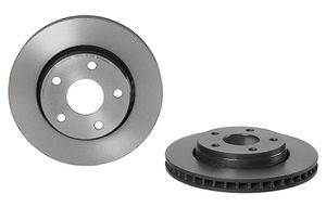 Remschijf COATED DISC LINE BREMBO, Remschijftype: Binnen geventileerd, u.a. für Jeep